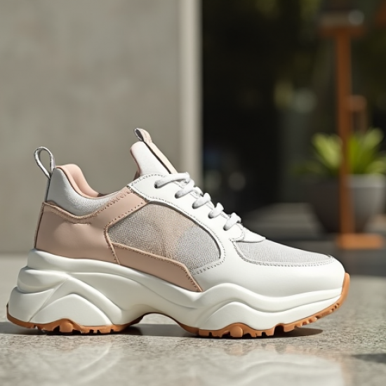 Women's Mesh Panel Chunky Sneaker