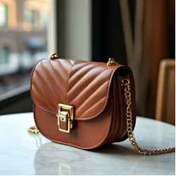 Women's Quilted Saddle Crossbody