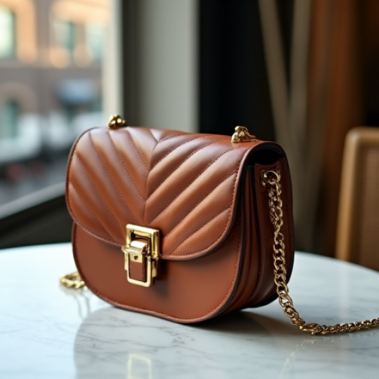 Women's Quilted Saddle Crossbody