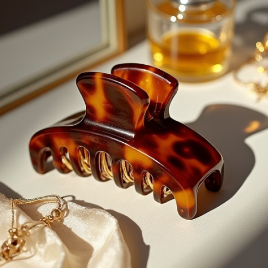 Women's Tortoise Shell Big Clip