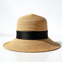 Straw Cloche Hat