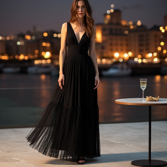 Women's Movement Fringe Maxi Dress