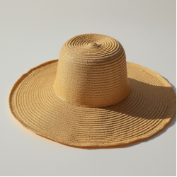 Women's Metallic Wide Brim Hat