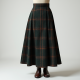 Women's Classic High Waist Midi Skirt