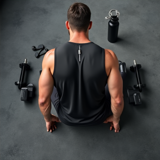 Men's Sleeveless Muscle Tank for Gym