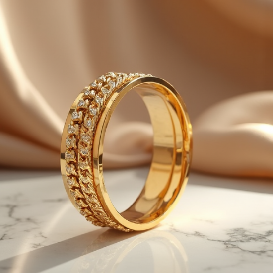 Women's Double Chain Bangle