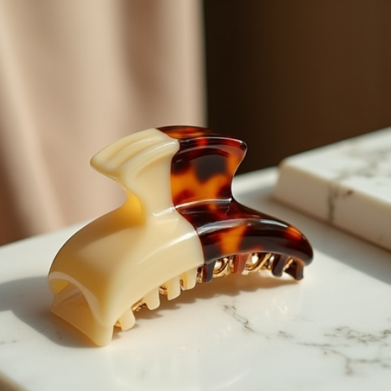 Women's Two-Tone Shark Clip