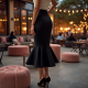 Women's Mermaid Hem Midi Skirt