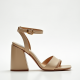 Women's Geometric Heel Sandal