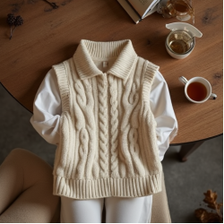 Women's Knit Vest Layering Piece