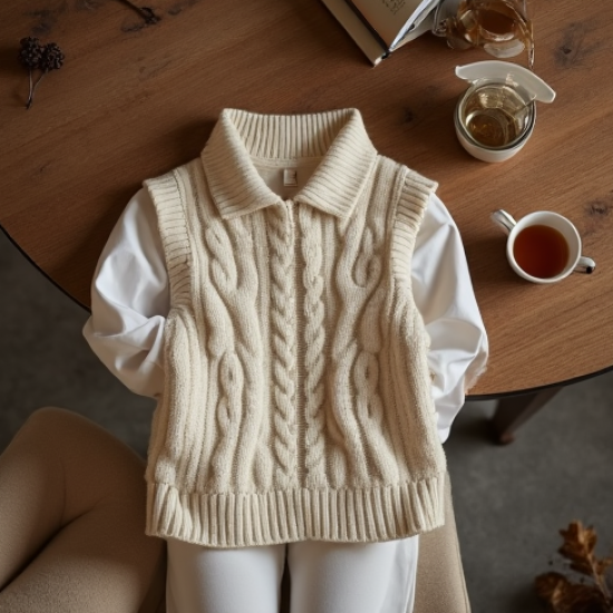 Women's Knit Vest Layering Piece