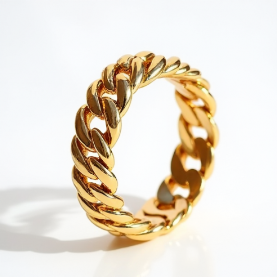 Women's Thick Link Bangle