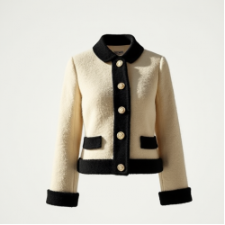 Women's Mini Boucle Cardigan Coat