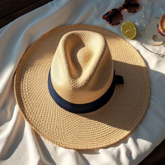 Wide Brim Straw Hat