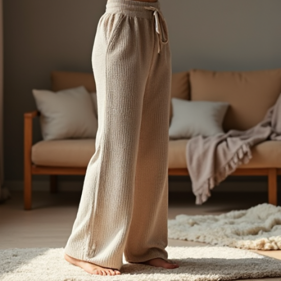 Women's Textured Knit Pants