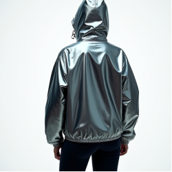 Women's High-Shine Windbreaker