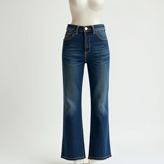 Women's Barrel Leg Cropped Jeans