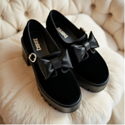 Women's Bow Thick Sole MJ