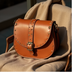 Women's Embellished Saddle Bag