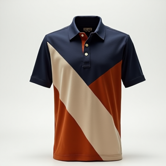 Women's Patchwork Polo Shirt