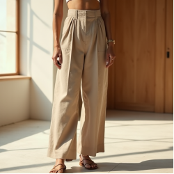 Women's Lantern Leg Trousers