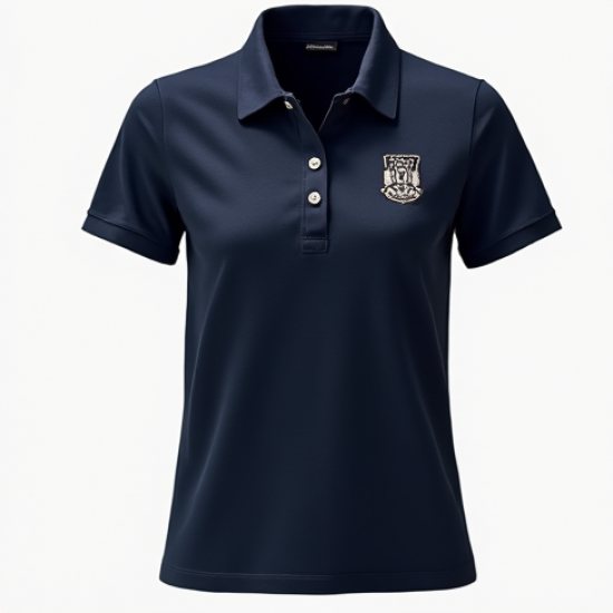 Women's Monogram Patch Polo Shirt