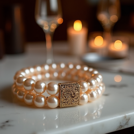 Women's Multi-Strand Pearl Bracelet