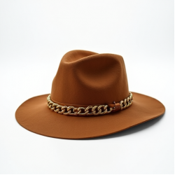 Women's Chain Detail Wide Brim