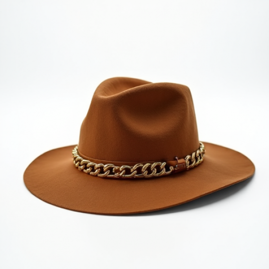 Women's Chain Detail Wide Brim