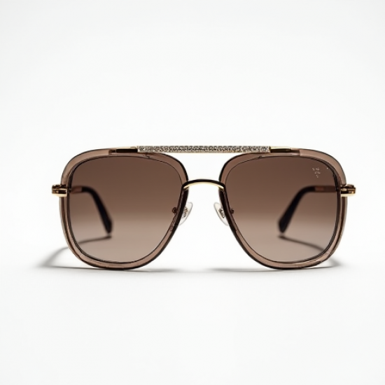 Women's Embellished Shield Shades