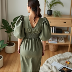 Women's Bold Shoulder Smock Top