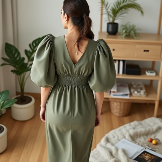 Women's Bold Shoulder Smock Top