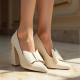 Women's Bow Sculptural Mid-Heel