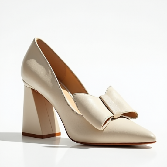 Women's Bow Sculptural Mid-Heel