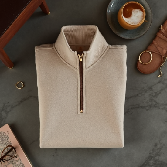 Women's Elevated Quarter-Zip Pullover