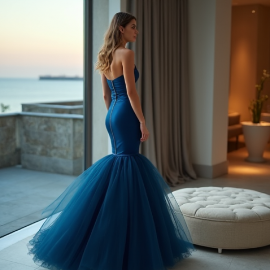 Women's Mermaid Ruffle Skirt