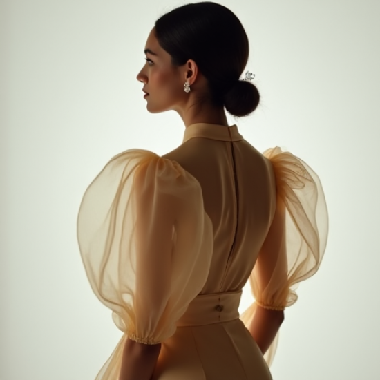 Women's Statement Sleeve Blouse