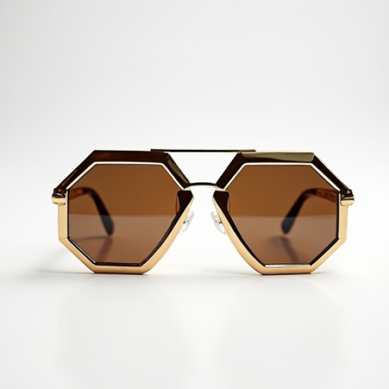 Women's Metallic Oversized Shades