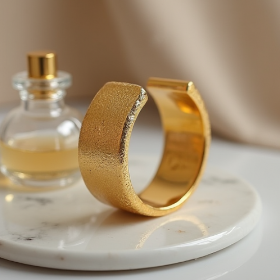 Women's Textured Ear Cuff - Elegant Style