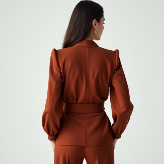 Women's Sculpted Shoulder Wrap Top