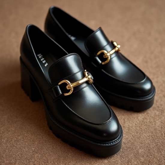 Women's Chunky Heel Loafer