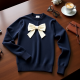 Women's Preppy Bow Sweater