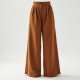 Women's Toffee Linen Blend Trousers