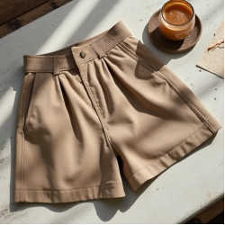 Women's Pleated Front Shorts