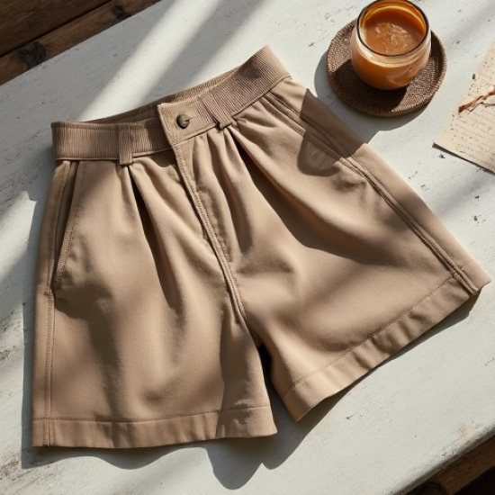 Women's Pleated Front Shorts