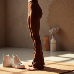 Women's High-Rise Flared Leggings