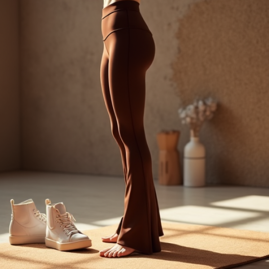 Women's High-Rise Flared Leggings