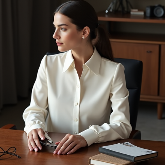 Women's Intellectual Collar Shirt