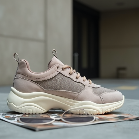 Women's Suede Chunky Sneaker