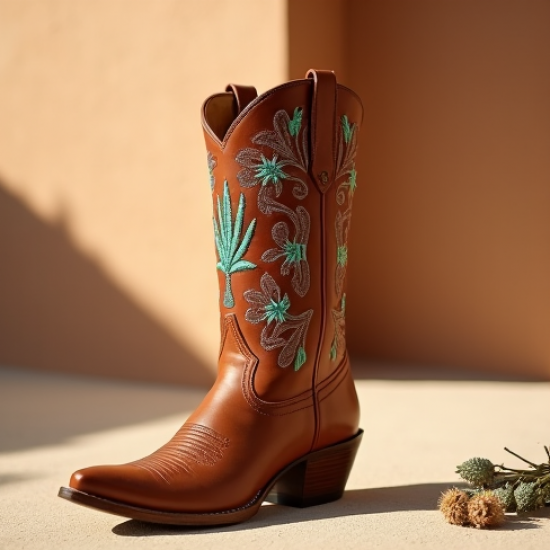 Women's Embroidered Cowboy Boot